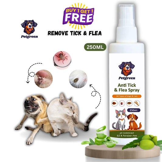 Petgreen Anti Tick & Flea Spray ( Buy 1 Get 1 free )