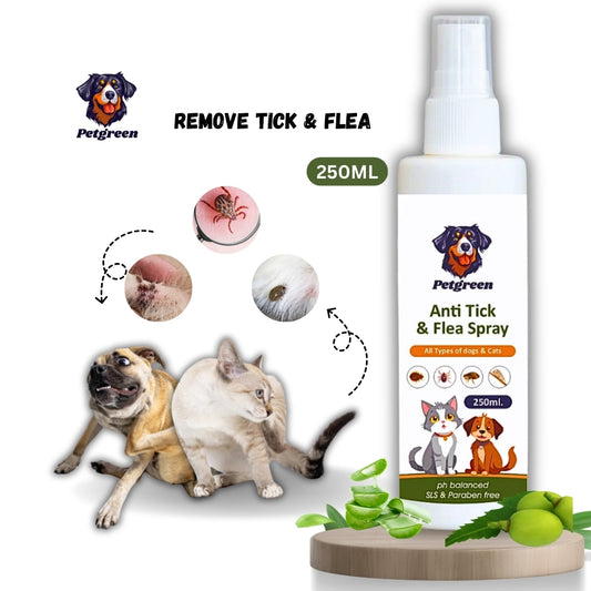 Petgreen Anti Tick & Flea Spray  Dog and Cats